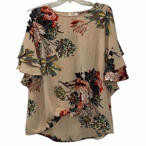 Umgee Floral Top Women’s Medium